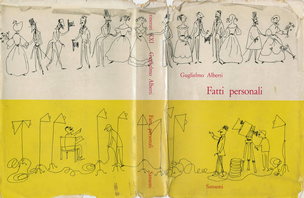 Alberti, Fatti Personali, 1958, retro copertina